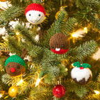 Mini Christmas Decorations Knitting Pattern PDF