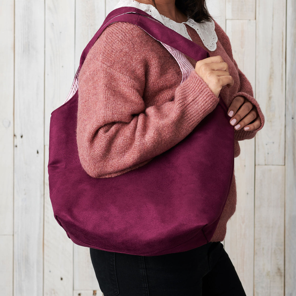 Slouchy Tote  Bag Sewing Pattern PDF