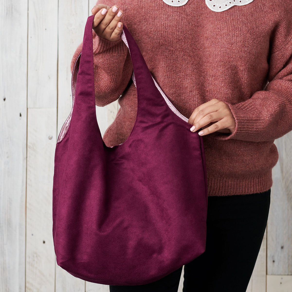 Slouchy Tote  Bag Sewing Pattern PDF