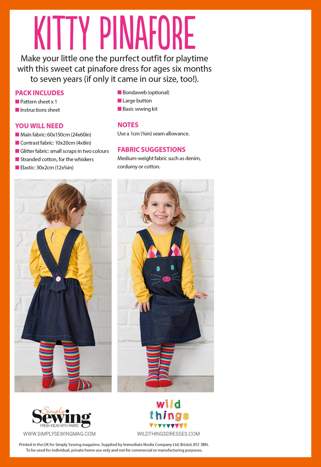 Kitty Dress Sewing Pattern PDF