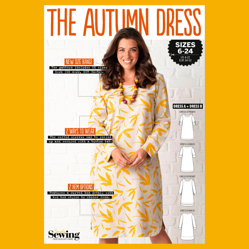 Autumn Dress Sewing Pattern PDF