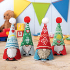 Scandi Gnomes 3D Cross Stitch PDF Pattern
