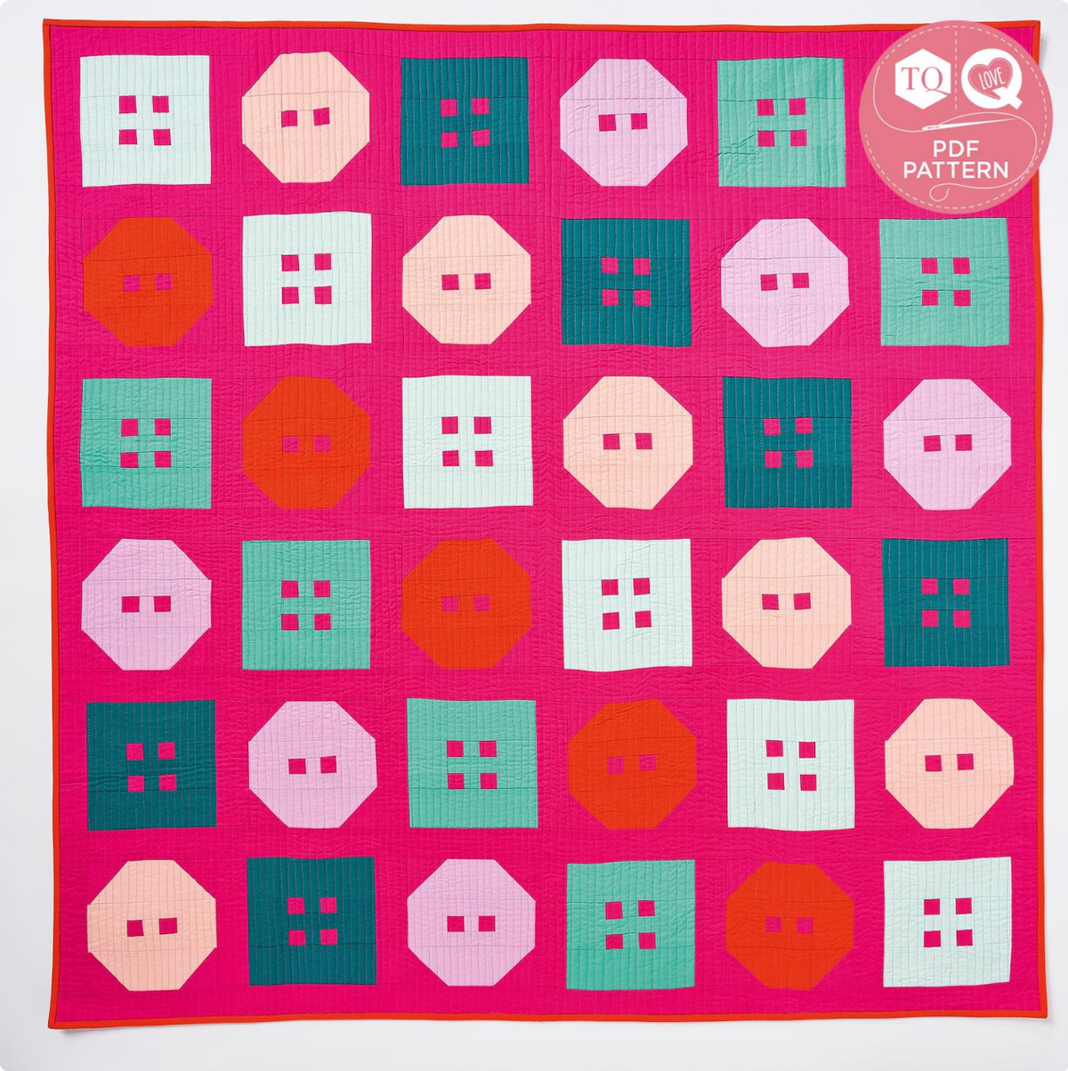 Button Quilt Sewing Pattern