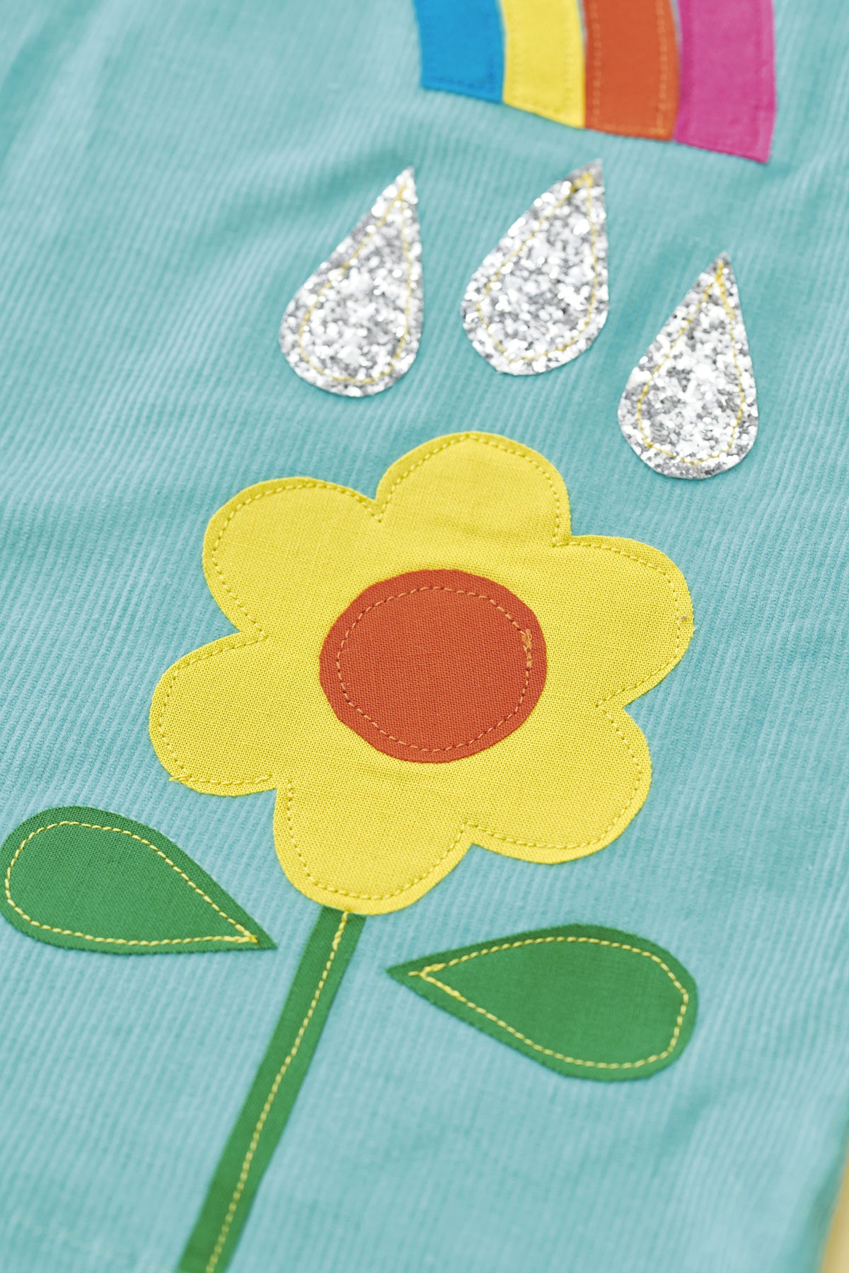 Children's Pinafore Rainbow Dress Sewing Pattern PDF