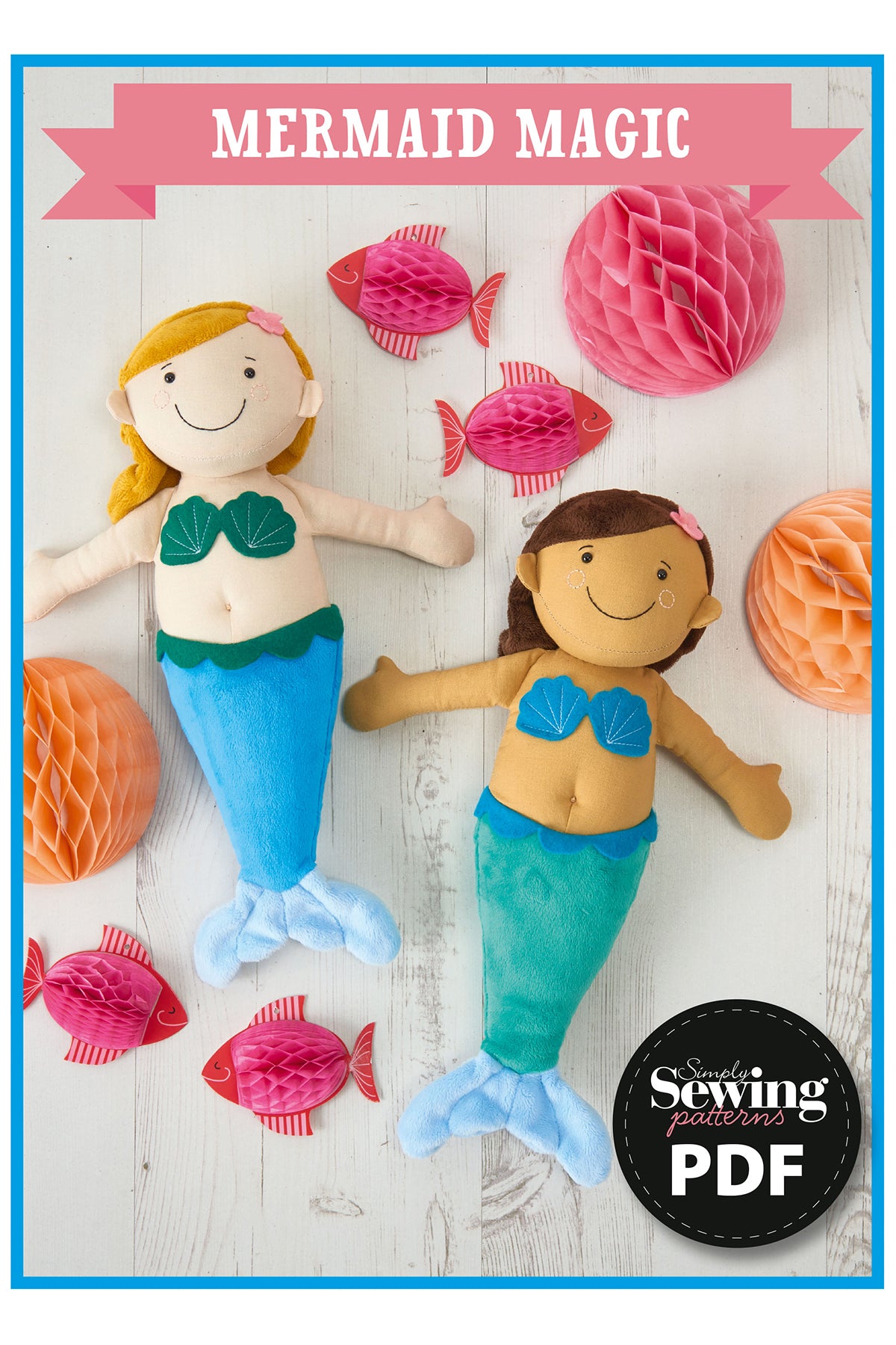 Mermaid Toy Sewing Pattern PDF