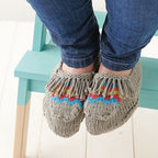 mocassin slipper knitting pattern