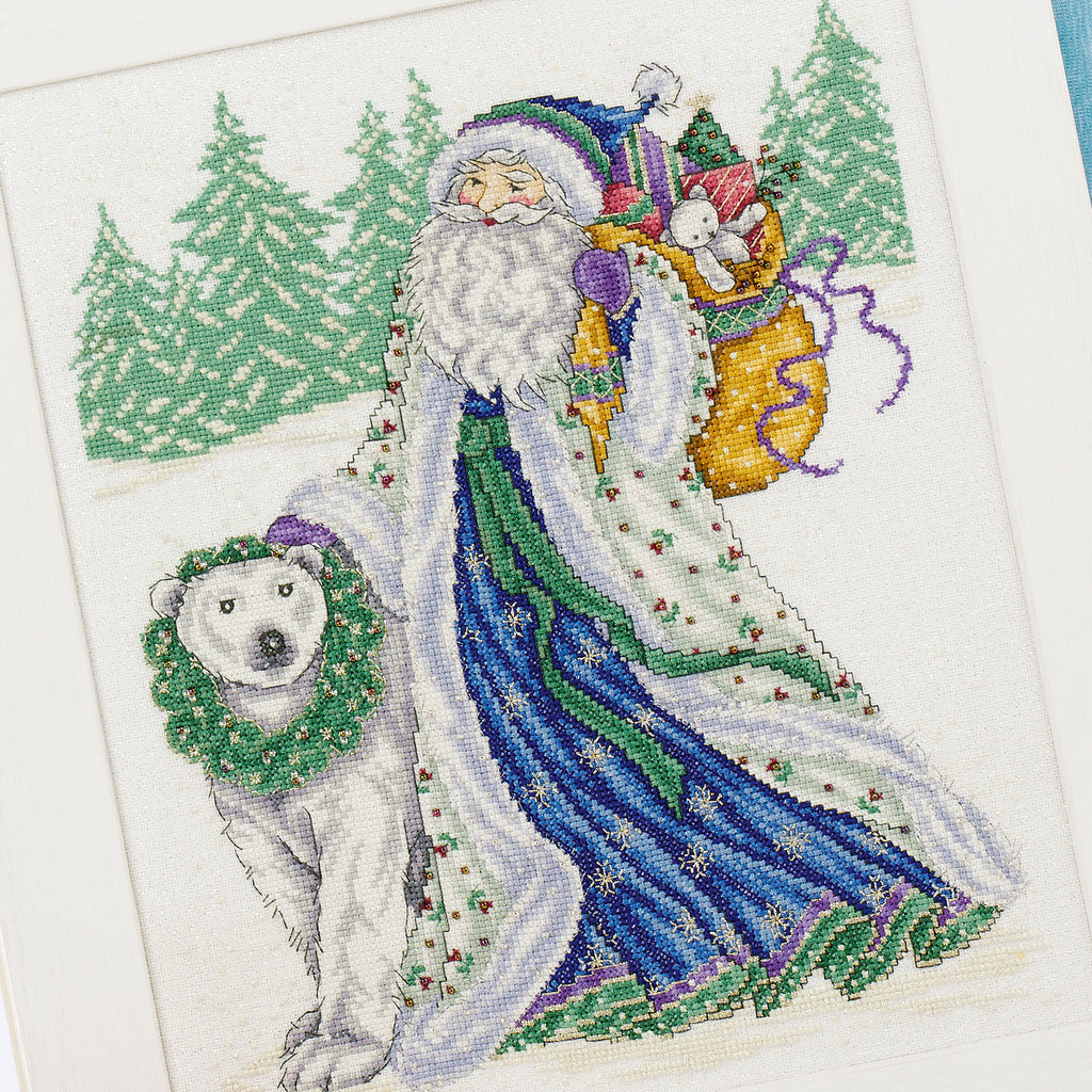 Snow Santa Cross Stitch PDF Patterns