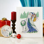 Snow Santa Cross Stitch PDF Patterns