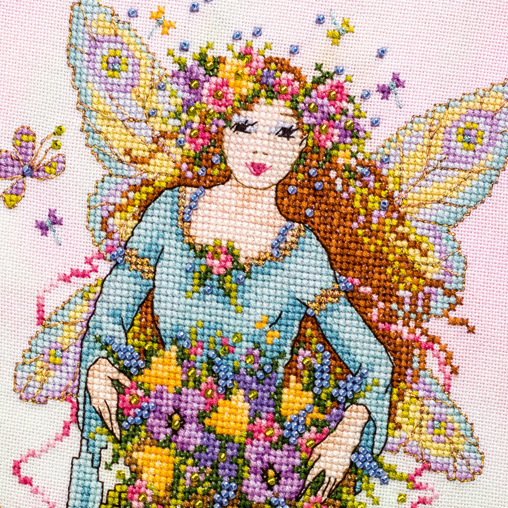 Spring Fairy Cross Stitch PDF Pattern