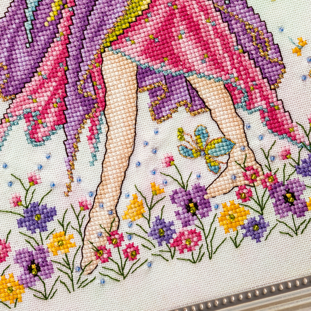 Spring Fairy Cross Stitch PDF Pattern