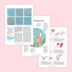 Spring Bunny Hoop Embroidery Pattern PDF