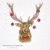 Wrendale Designs Christmas Stag Cross Stitch PDF Pattern