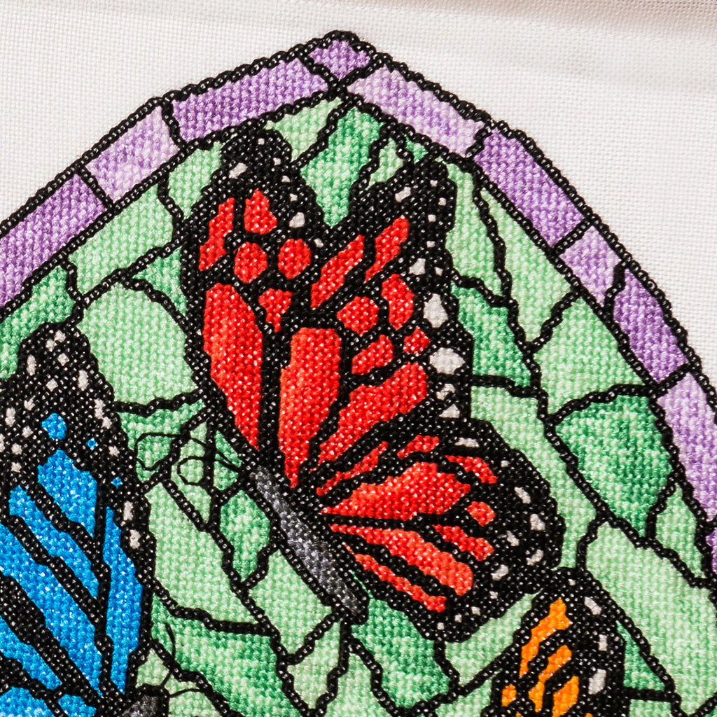 Stained Glass Butterflies Cross Stitch PDF Pattern