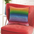 Rainbow Cushion Knitting Pattern PDF