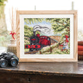 Steam Train Cross Stitch Pattern PDF