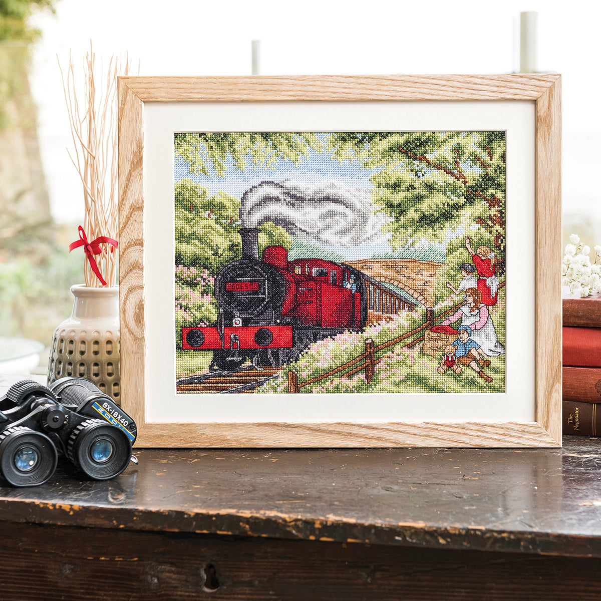 Steam Train Cross Stitch Pattern PDF