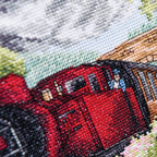Steam Train Cross Stitch Pattern PDF