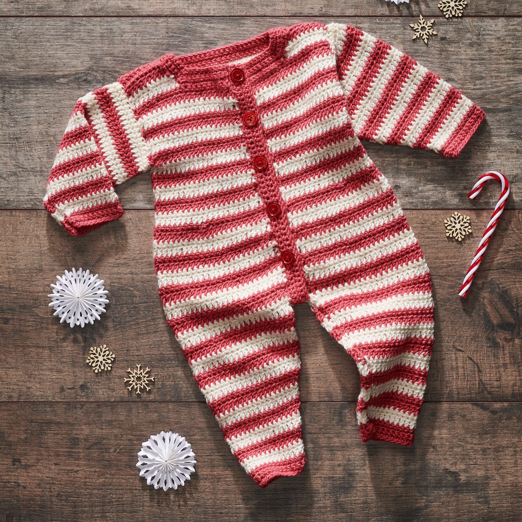 Christmas Crochet Baby Grow Pattern PDF – Gathered