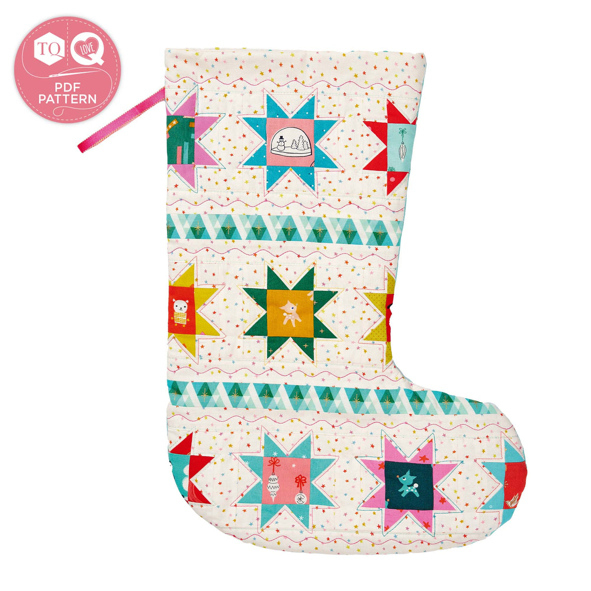 Starry Stocking pdf pattern