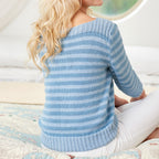 Stripy Jumper Knitting Pattern PDF
