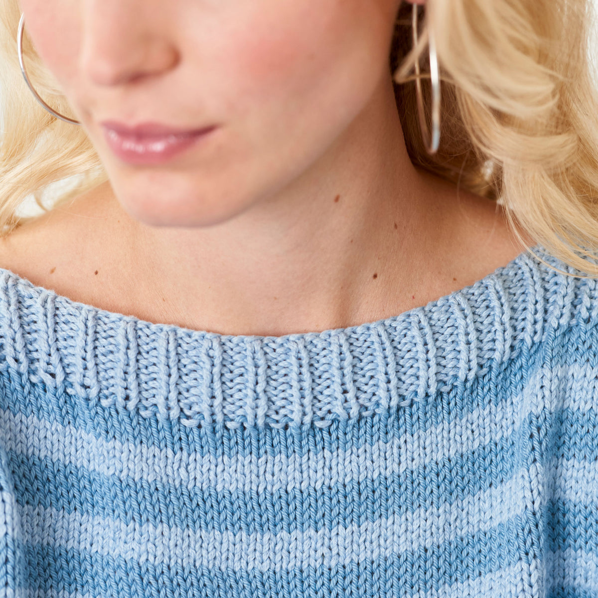 Stripy Jumper Knitting Pattern PDF