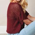 Boxy T-shirt Knitting Pattern PDF