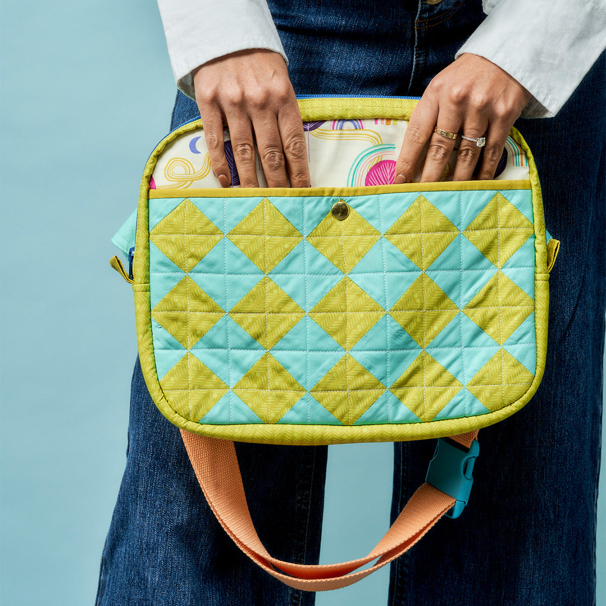 Crossbody Bag Quilting Pattern PDF