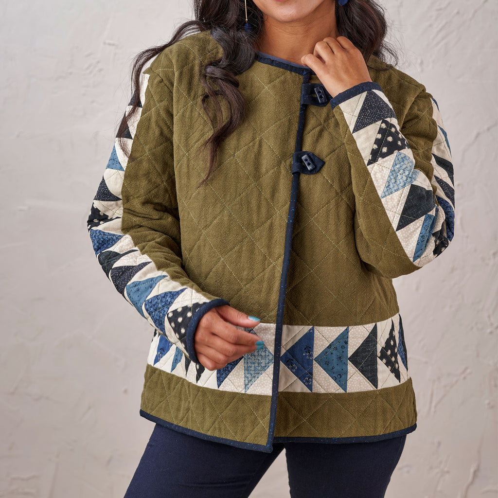 Reversible Patchwork Jacket Pattern PDF
