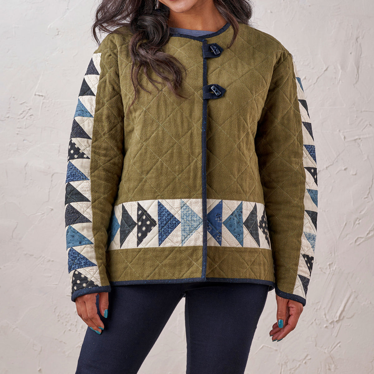 Reversible Patchwork Jacket Pattern PDF