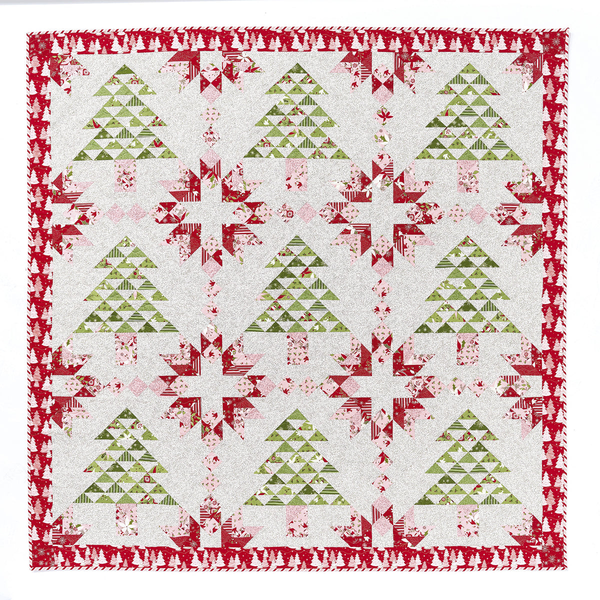 Twinkling Trees Quilt Pattern PDF