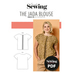 Jada Blouse Sewing Pattern PDF