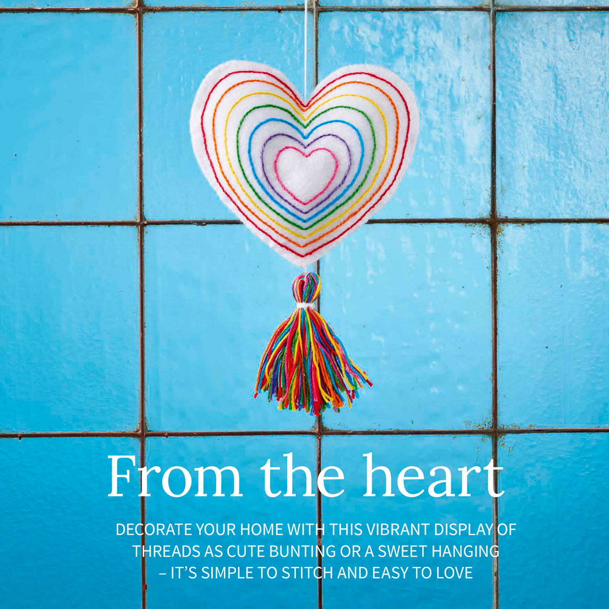 From the heart embroidery