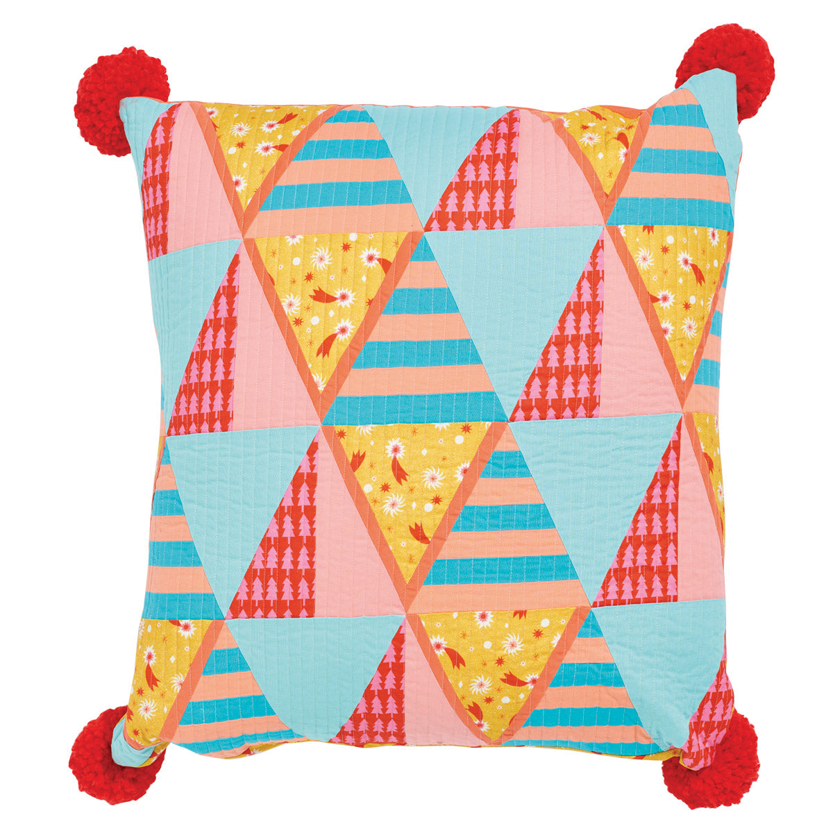 Triangle Patchwork Cushion Sewing Pattern