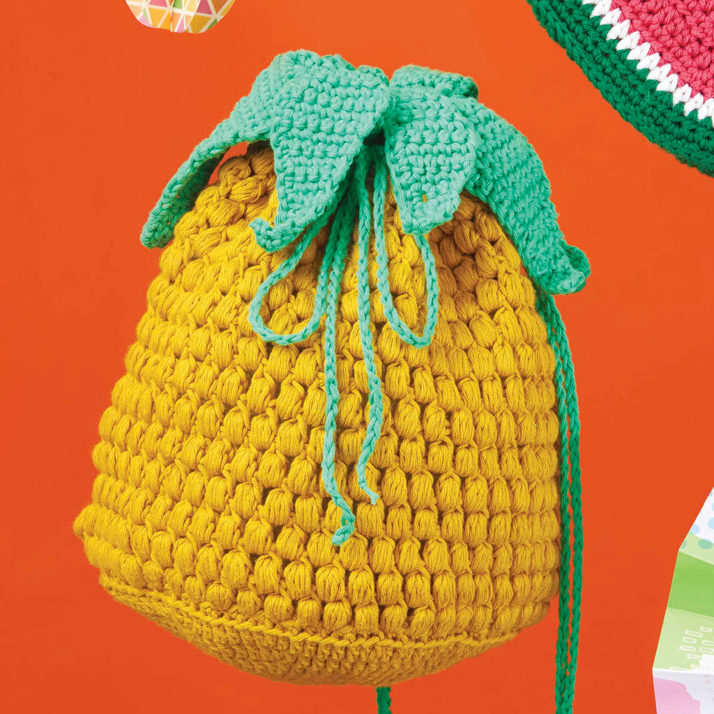 Tropical Fruit Bags Crochet Pattern PDF