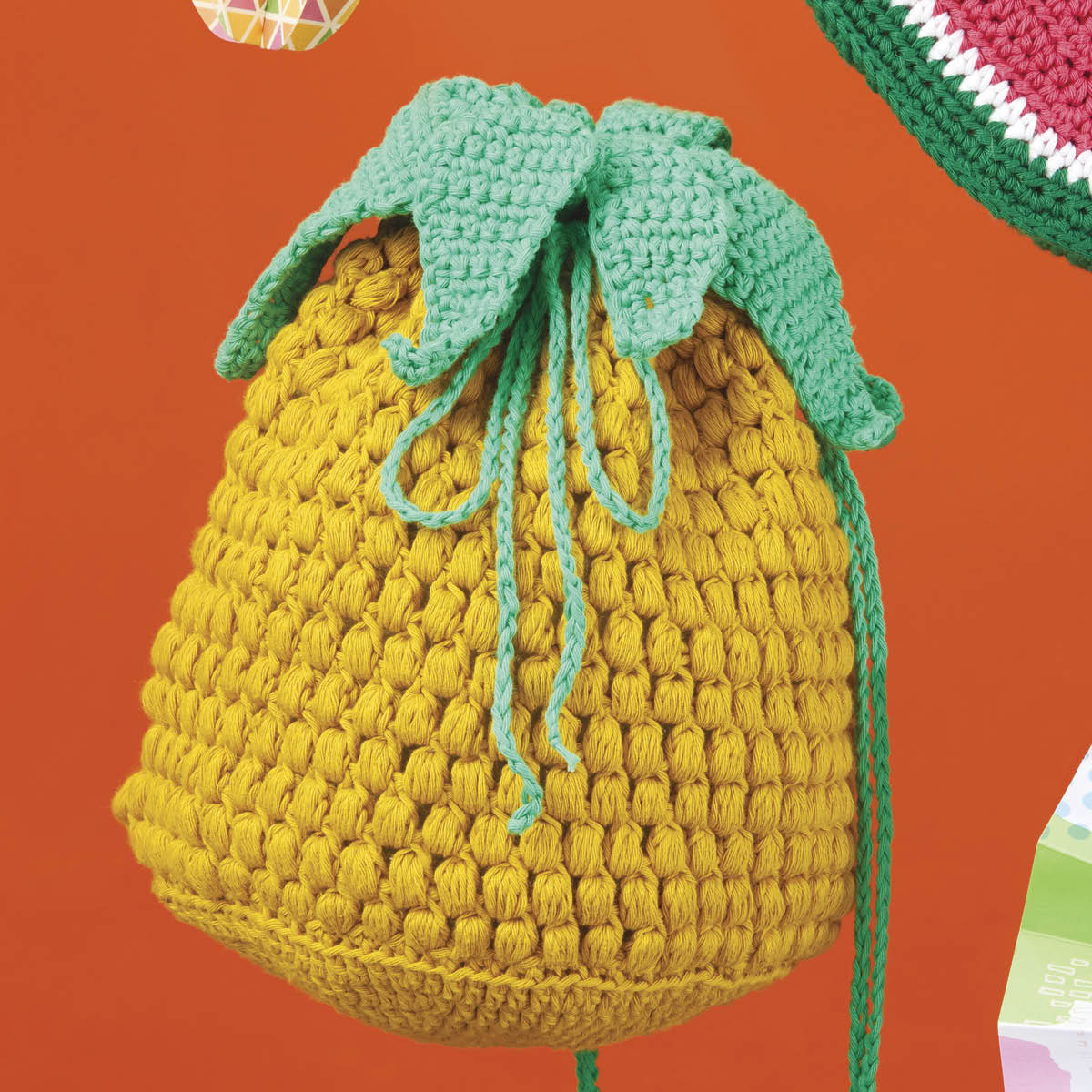 Tropical Fruit Bags Crochet Pattern PDF