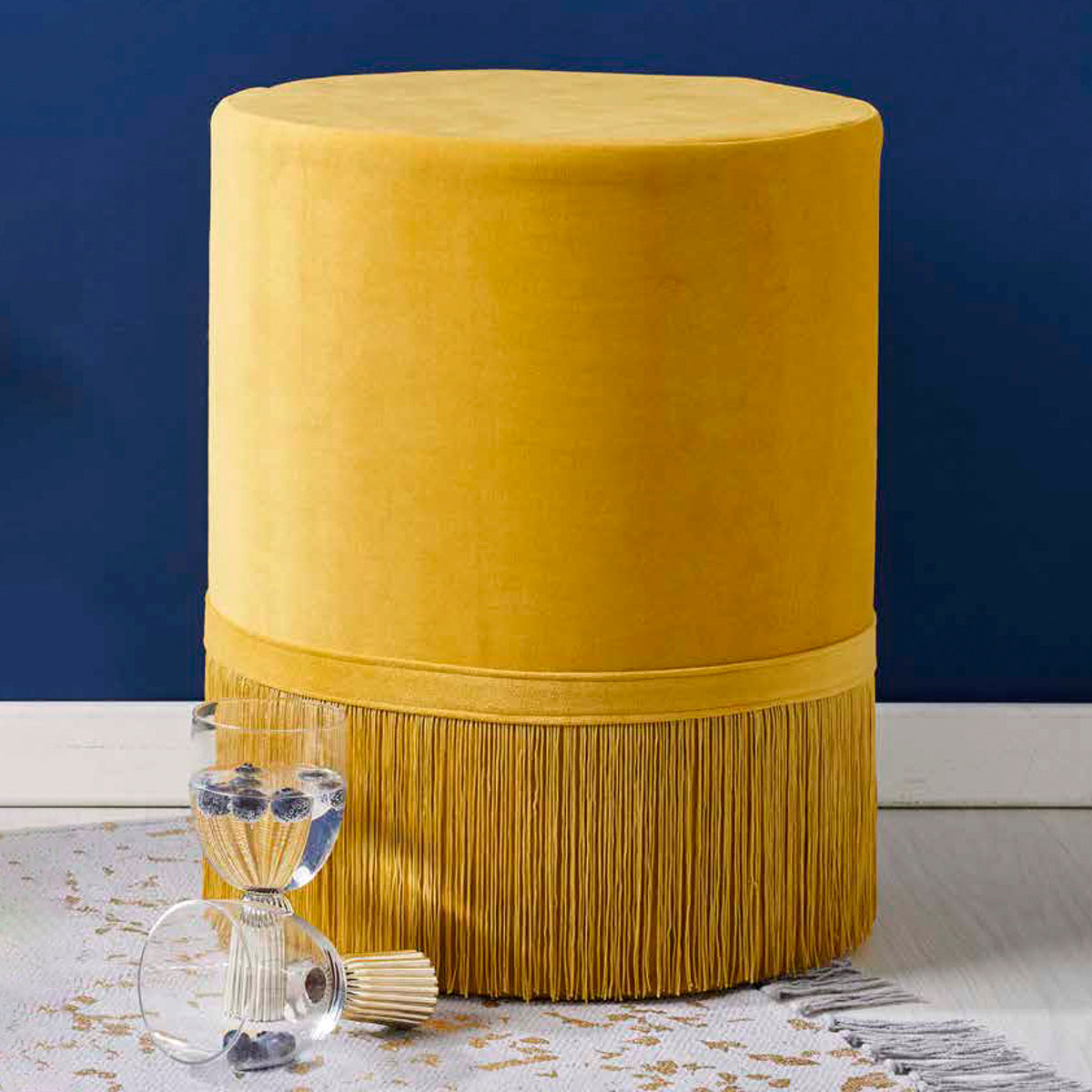 Velvet Pouffe Sewing Pattern PDF