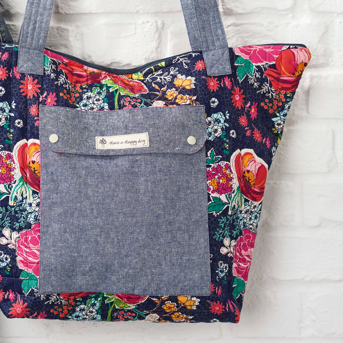 Weekend Tote Bag Sewing Pattern PDF