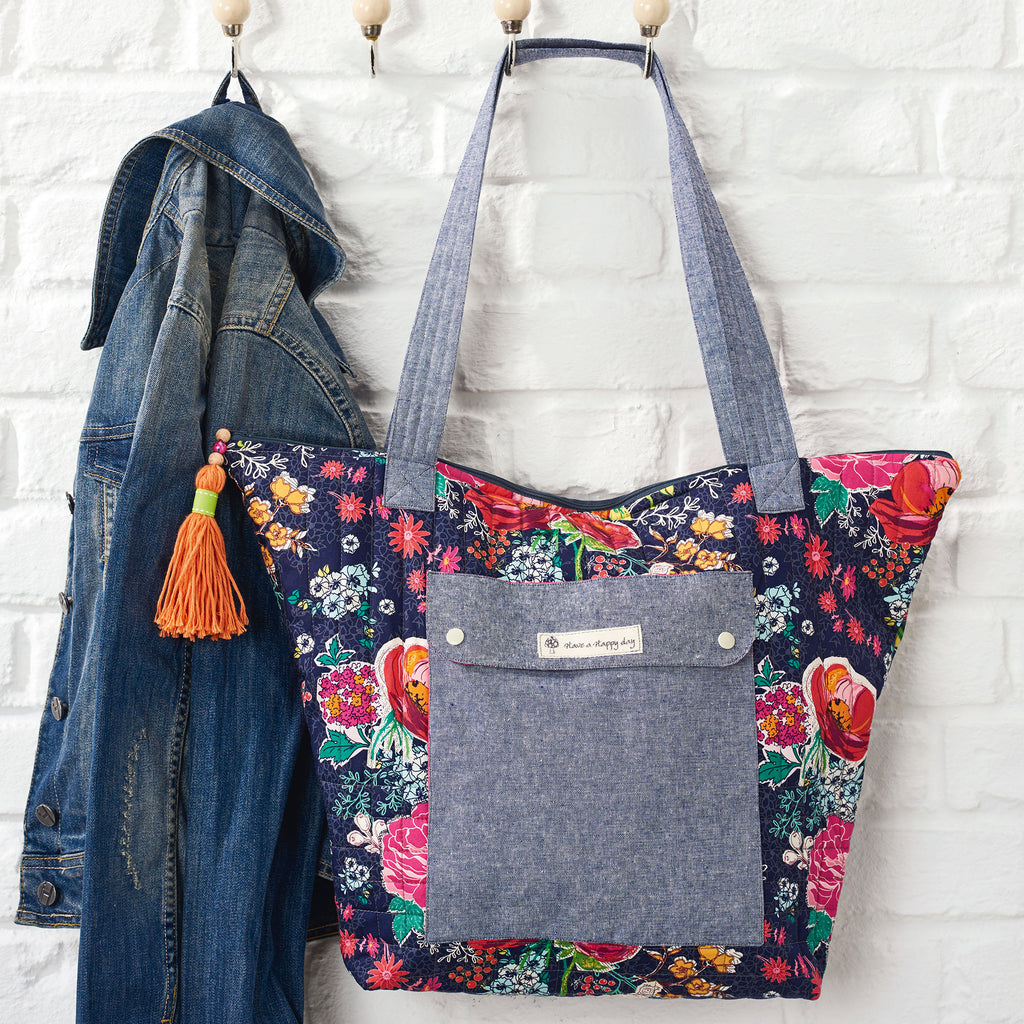 Weekend Tote Bag Sewing Pattern PDF