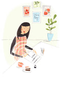 'Calligraphy Time' Digital Art Print PDF by Emma Block