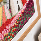 Windmill Tulip Field Cross Stitch PDF Pattern