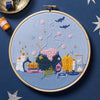 Witches' Brew Halloween Cauldron Embroidery Hoop Pattern PDF