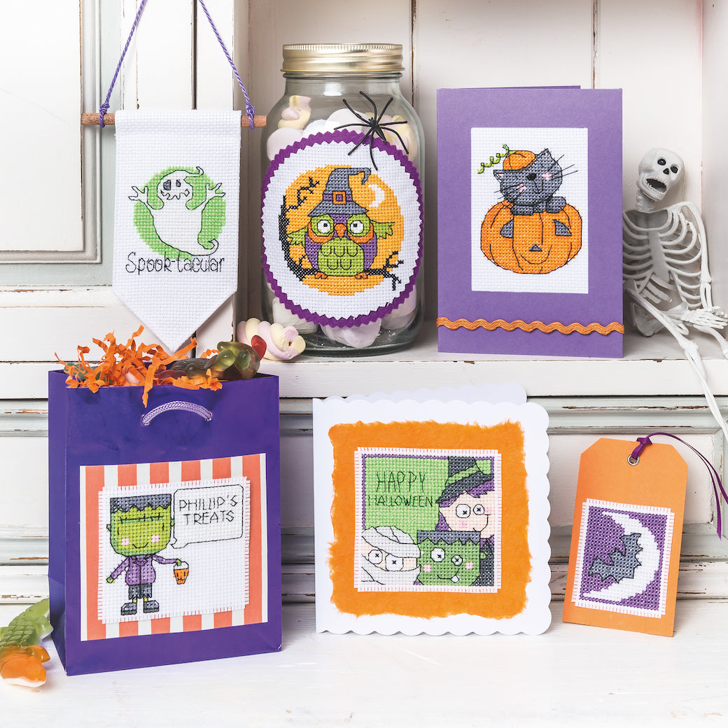 Halloween Cards and Gifts Cross Stitch PDF Pattern