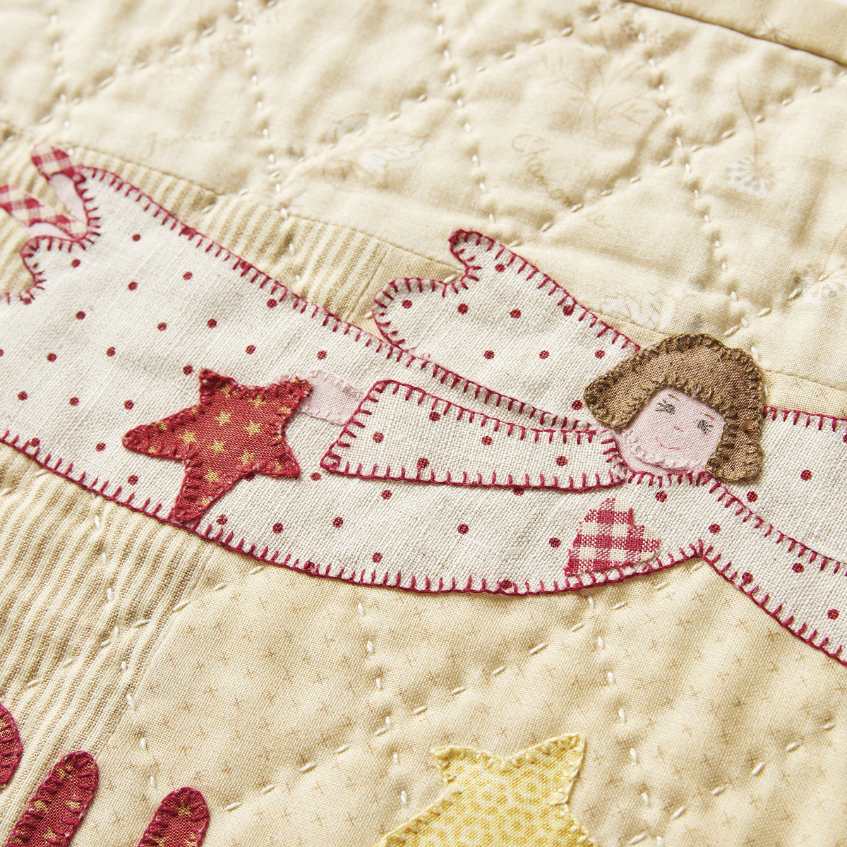 Merry Christmas Applique Wall Hanging Pattern PDF
