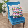 Zigzag Cushion Knitting Pattern PDF
