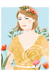 'Feminine Flower Power' Digital Art Print PDF by Mateja Kovac