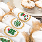 Christmas Cracker Napkins Cross Stitch PDF Patterns