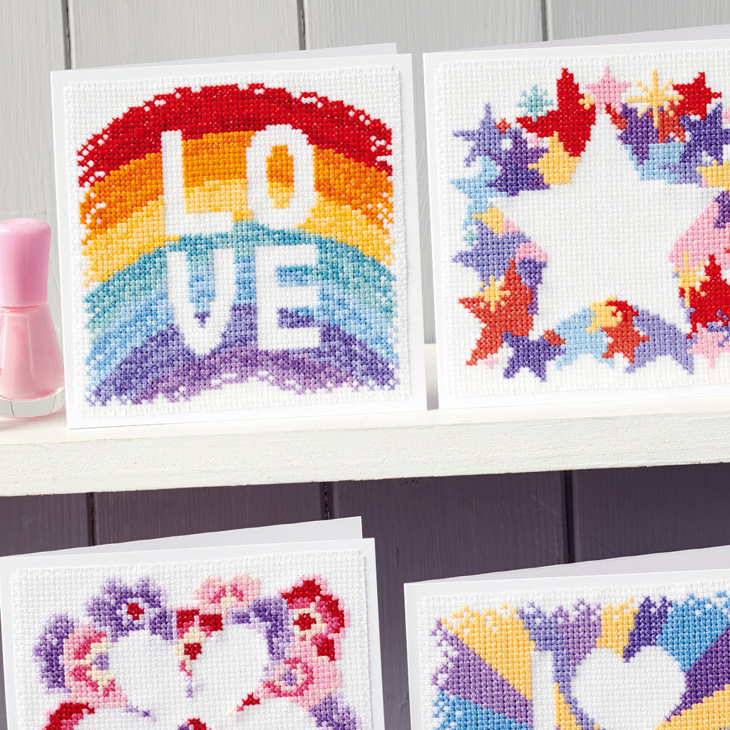 Assisi Love Cards Cross Stitch PDF Patterns
