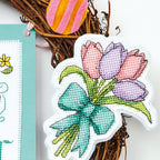 Easter Wreath Cross Stitch PDF Patterns