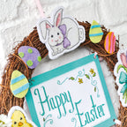 Easter Wreath Cross Stitch PDF Patterns