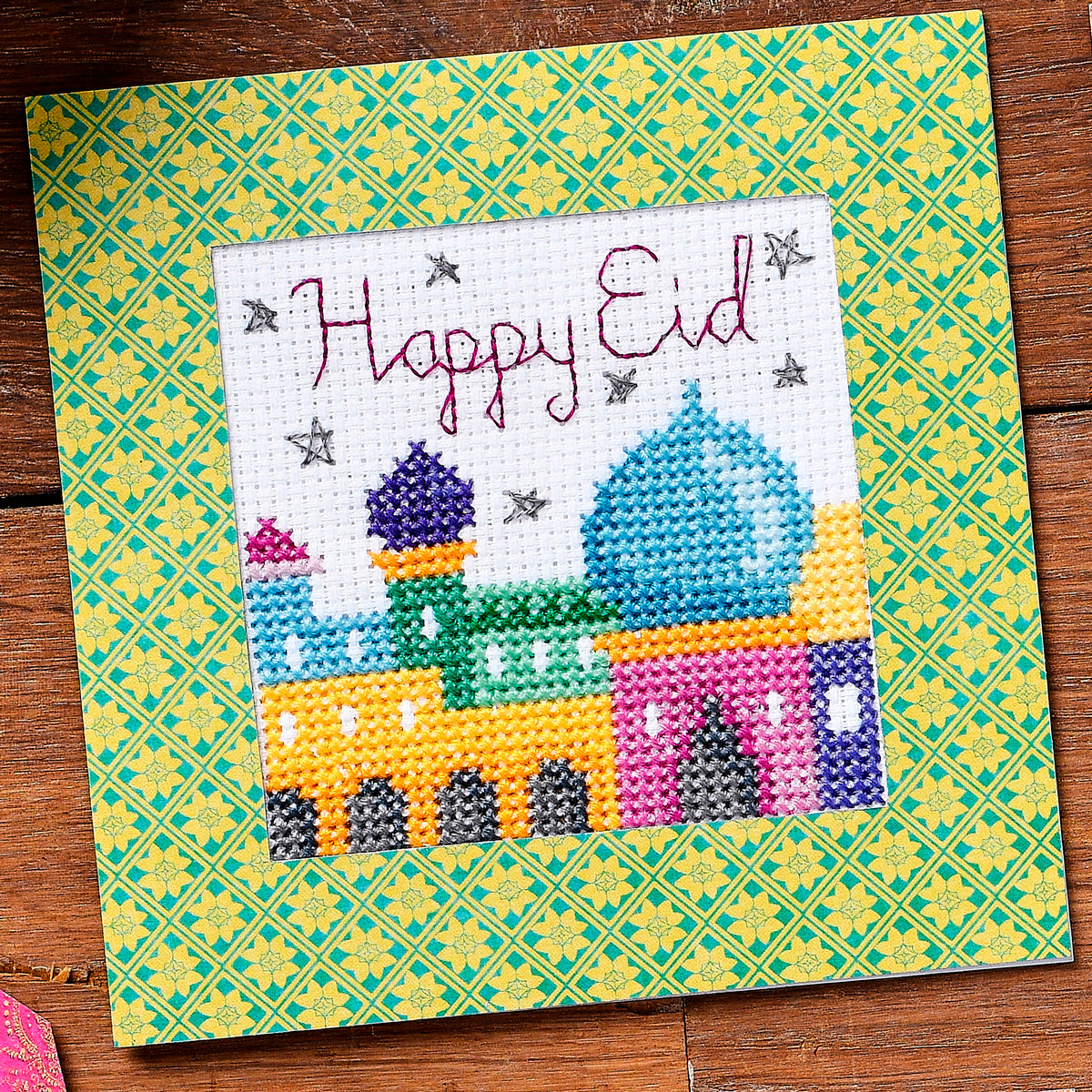 Eid al-Fitr Greetings Cards and Tags Cross Stitch PDF Patterns